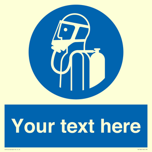 Custom use self contained breathing appliance